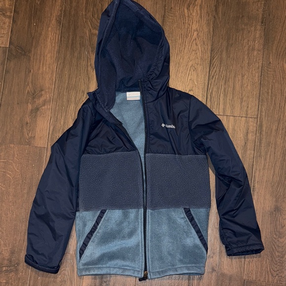 Columbia Kids' Navy and Gray Jacket - Picture 1 of 5